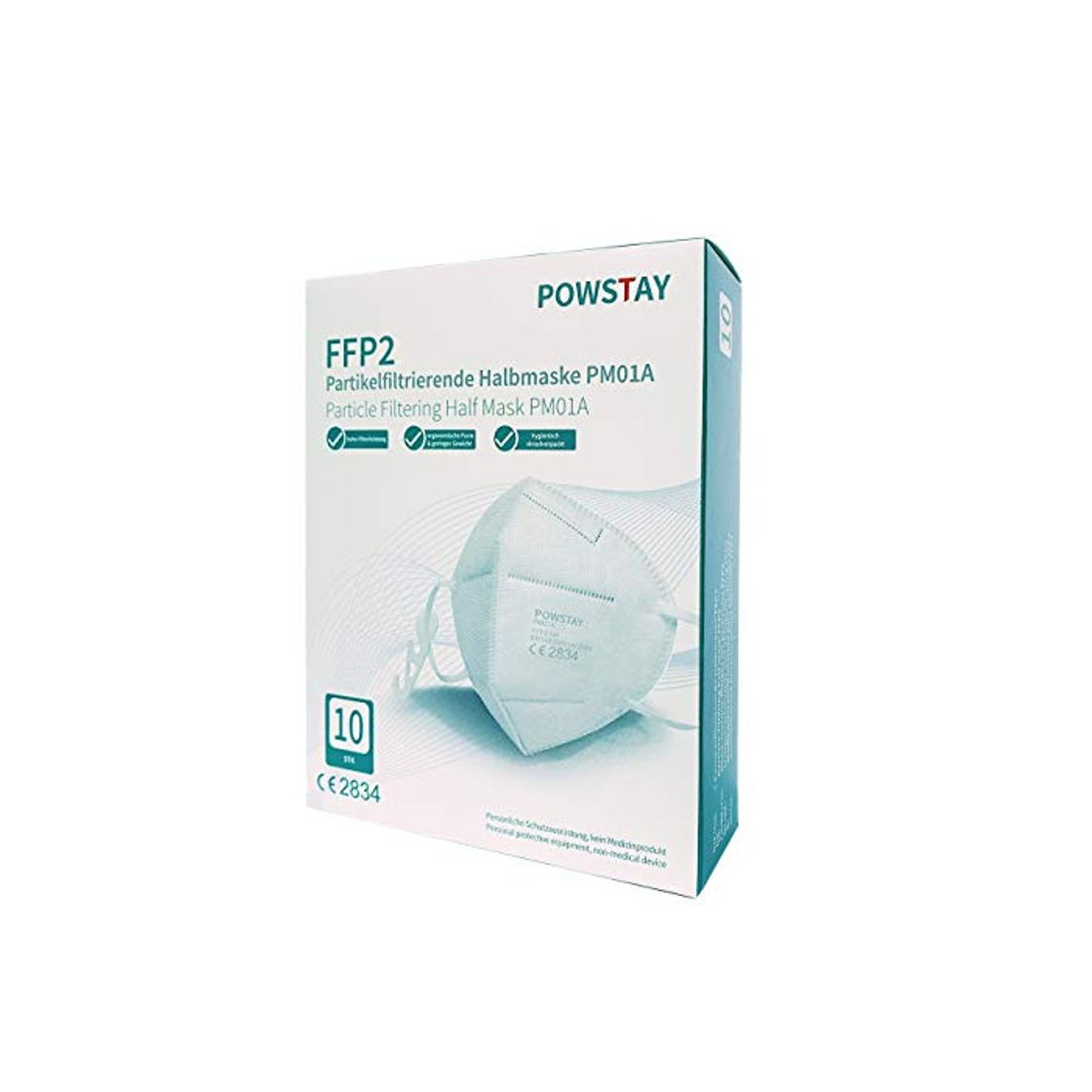 Product EasyCHEE Powstay PM01A máscara filtrante de partículas FFP2 NR