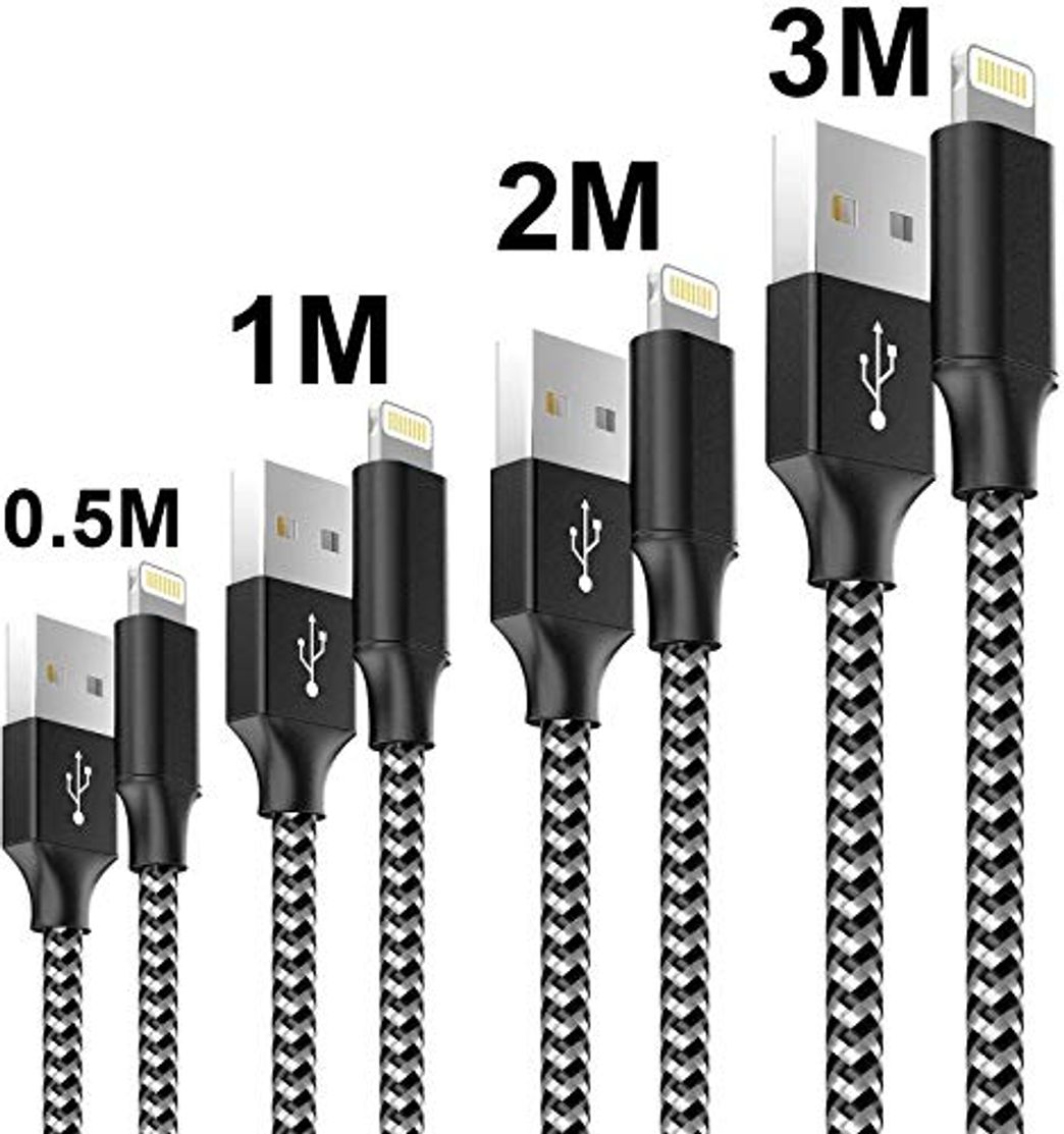 Social GIANAC Cable Cargador iPhone [4pack 0