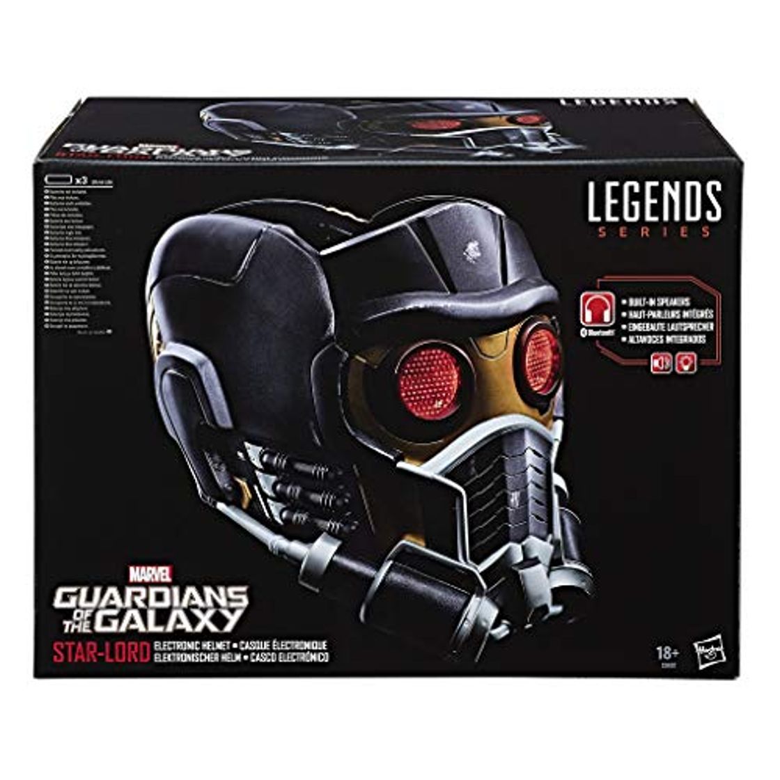 Product Guardianes de la Galaxia Marvel Legends Series casco electrónico Star-Lord