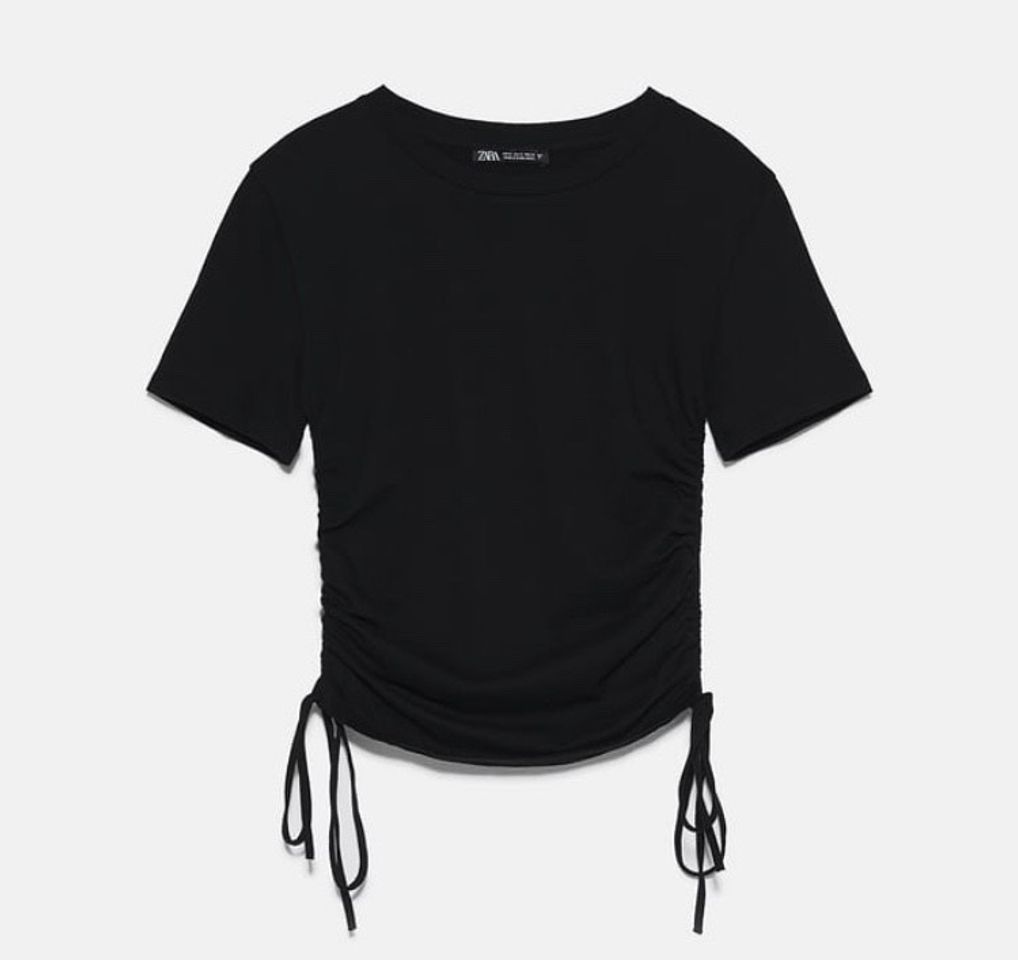 Fashion Camiseta frunces 