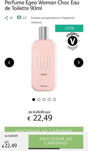 Perfume Egeo Woman Choc Eau de Toilette 90ml - O Boticário