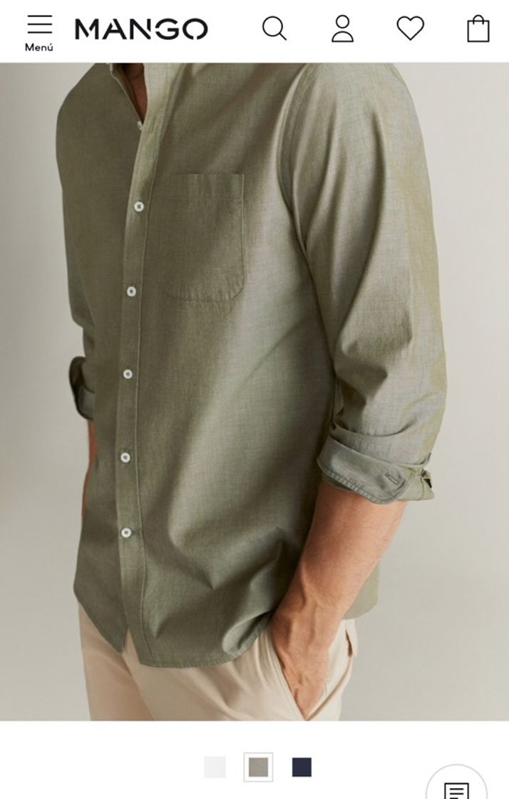 Social Camisa regular fit cuello mao - Hombre | Mango Man USA