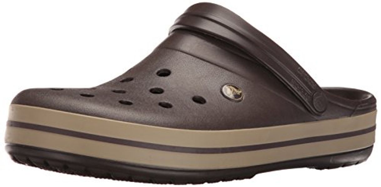 Moda Crocs Crocband U, Zuecos Unisex Adulto, Marrón