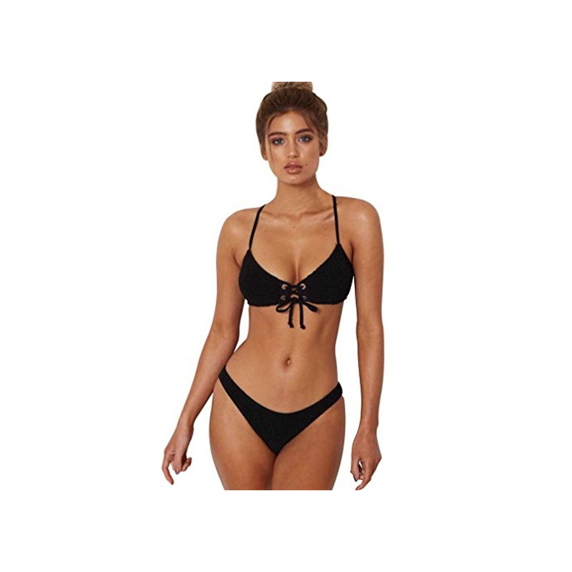 Moda Amlaiworld Bikinis Mujer Sexy Sujetador Push-up Acolchado Traje de baño Conjunto de