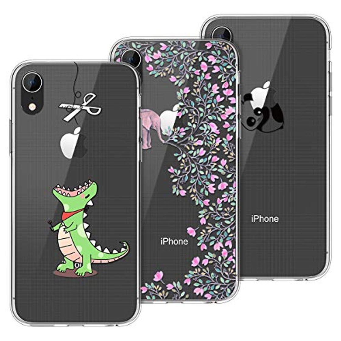 Product Yokata [3 Pack Funda iPhone XR Transparente Carcasa Silicona Ultra Fina Suave