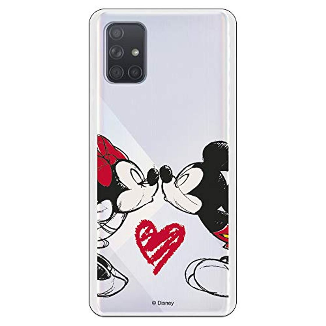 Lugar Funda para Samsung Galaxy A71 Oficial de Clásicos Disney Mickey y Minnie