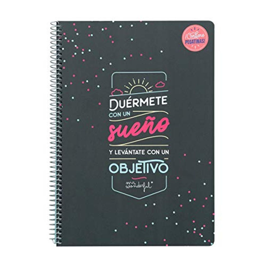 Elemento de la categoría hogar Mr. Wonderful Libreta-Duérmete con un sueño y levántate