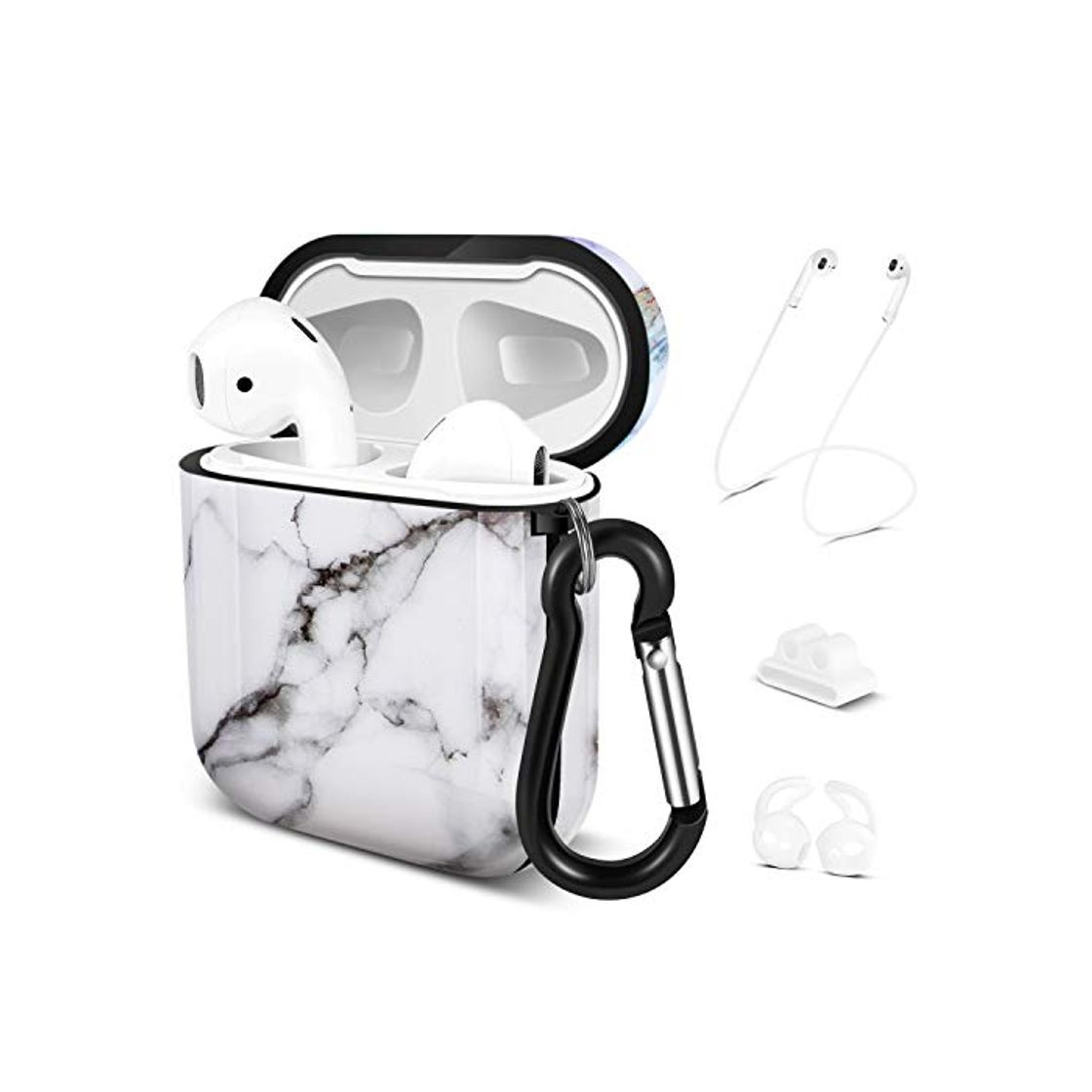 Producto TNP Funda Protectora para Apple AirPods 1ra y 2da generación, Kit de