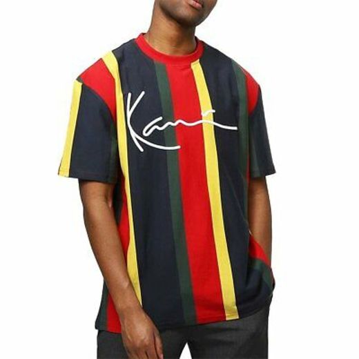 KARL KANI camiseta hombre KKMQ12021 KK SIGNATURE STRIPE TEE S