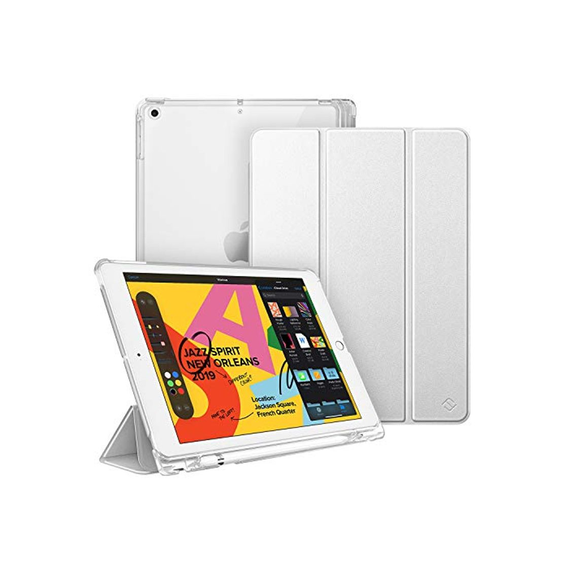 Product Fintie Funda para iPad 10.2" 2019 con Soporte Integrado para Pencil -