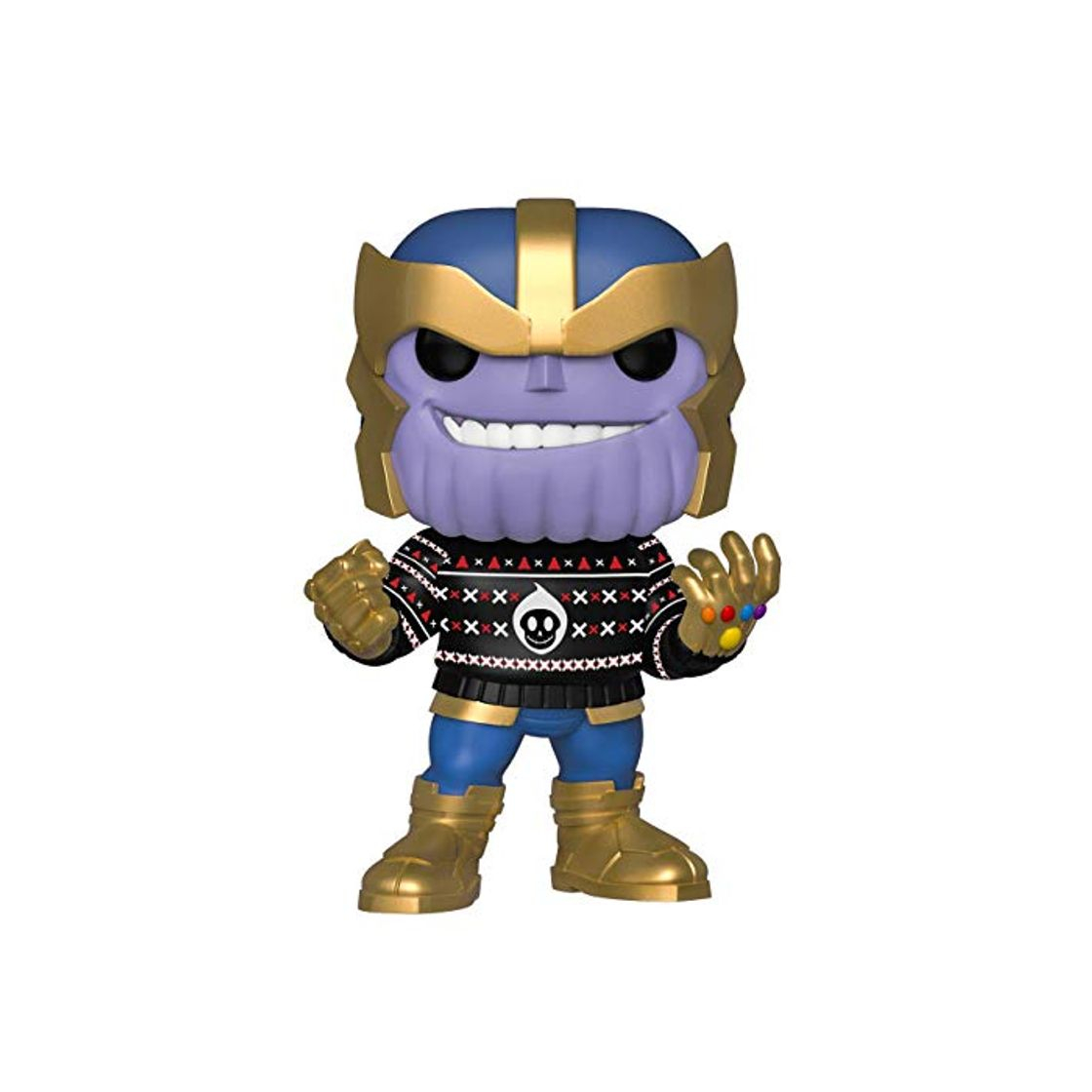 Game Funko Pop Bobble Vinyle Marvel: Holiday-Thanos Figura Coleccionable, Multicolor