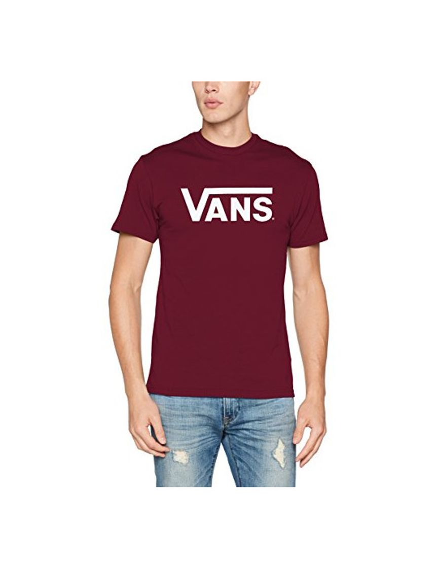 Social Vans Classic, Camiseta para Hombre, Rojo