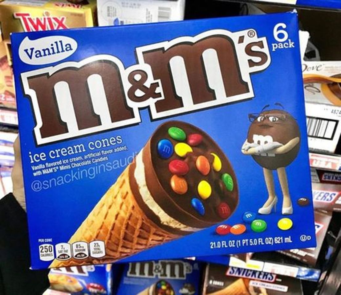 M&m’s Ice Cream Cones