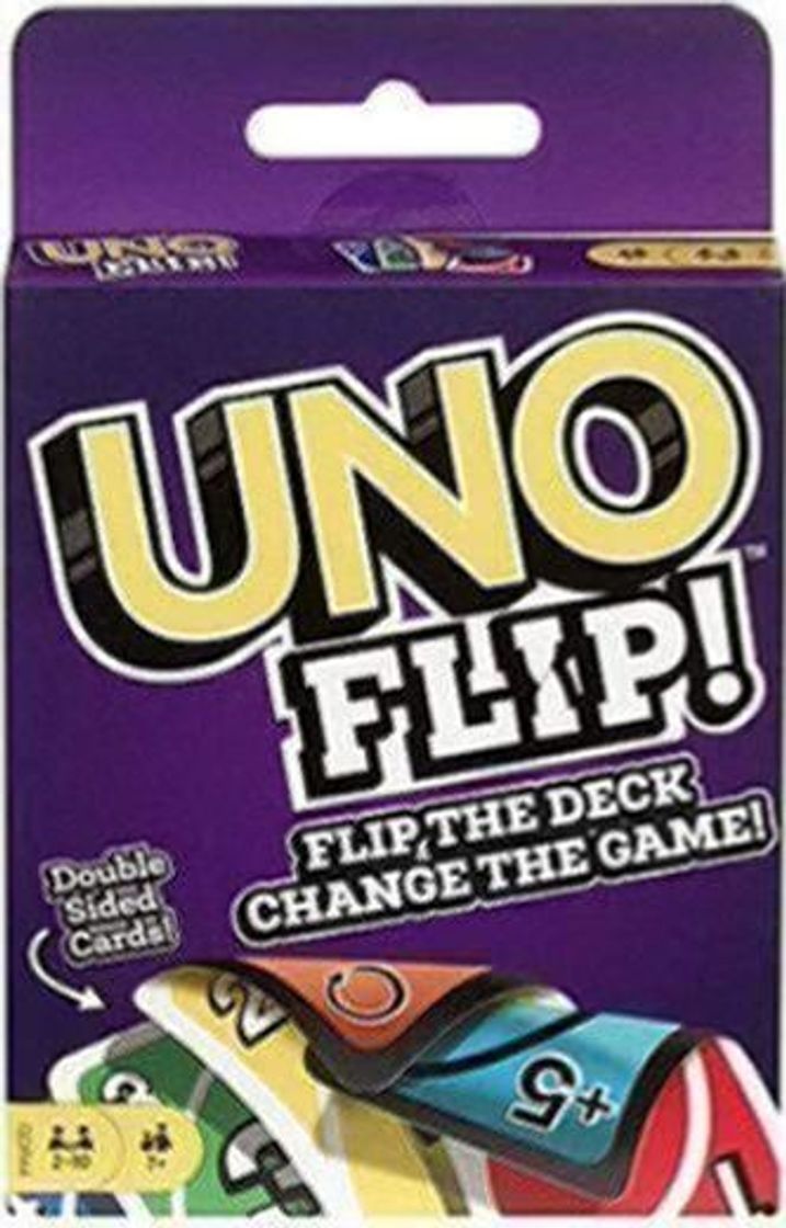 Social Mattel Games-UNO Flip Juguete,