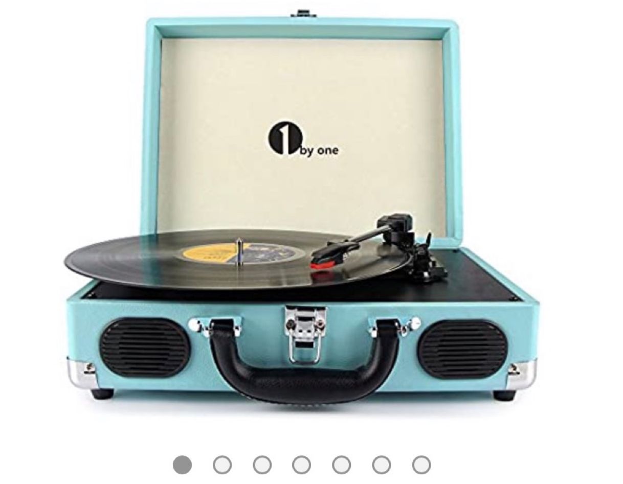 Social 1 BY ONE Tocadiscos con Placa giratoria de 3 velocidades y ...