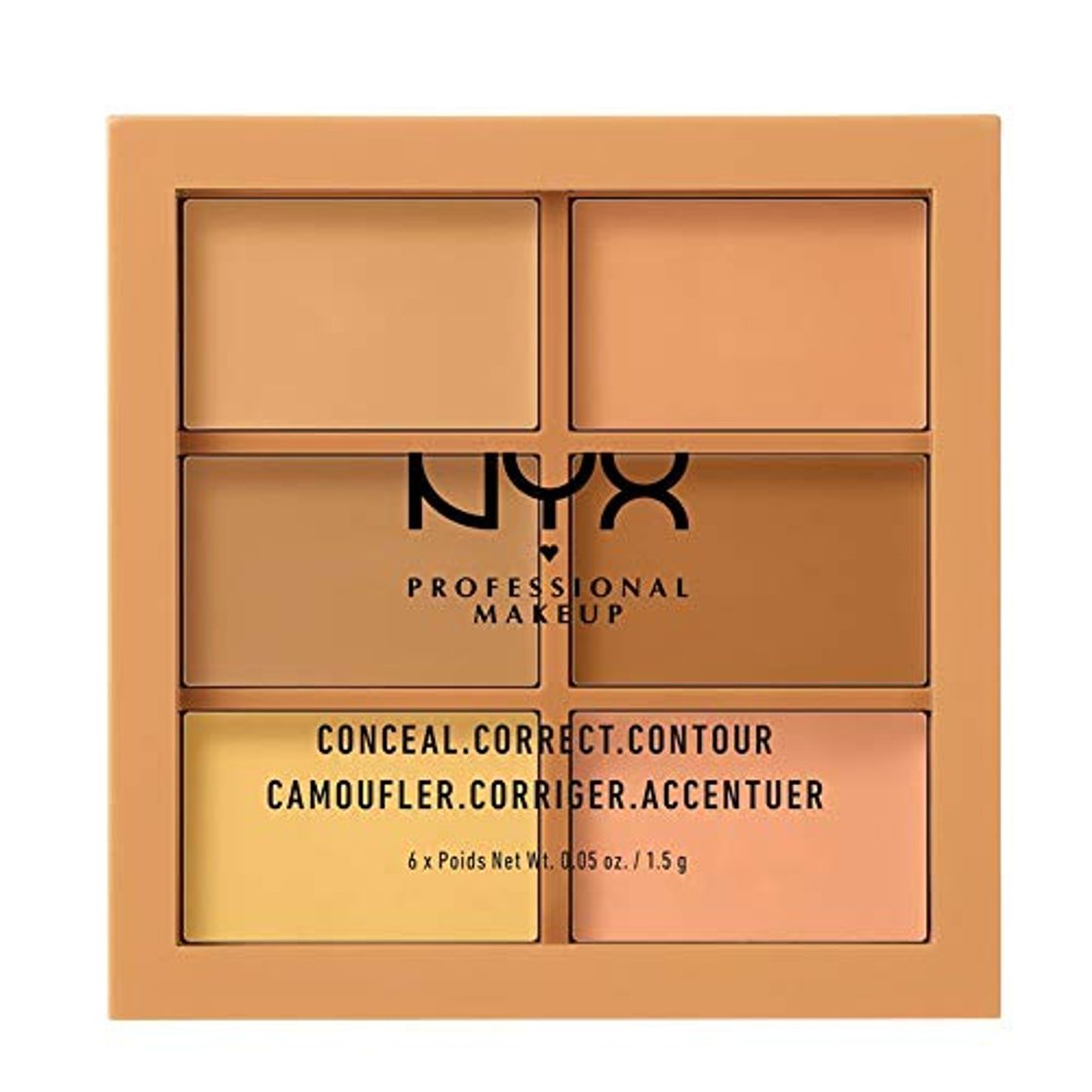 Producto NYX Professional Makeup Paleta de correctores y contouring Conceal, Correct, Contour Palette,