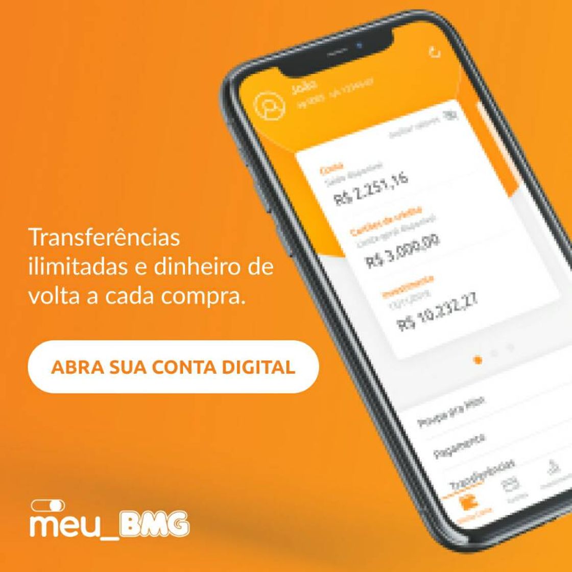 conta digital BMG grátis 