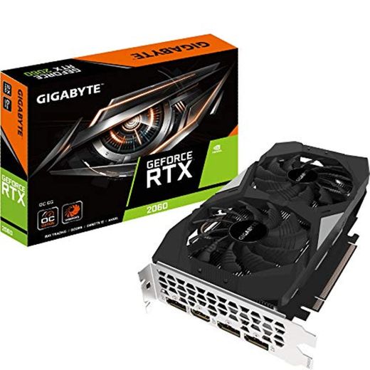 Gigabyte Technology GeForce RTX 2060 OC GV-N2060OC-6GD - Tarjeta grafica