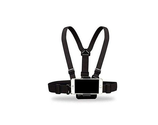 JUNICON Cinturón ajustable para teléfono móvil Selfie Soporte para el pecho Arnés