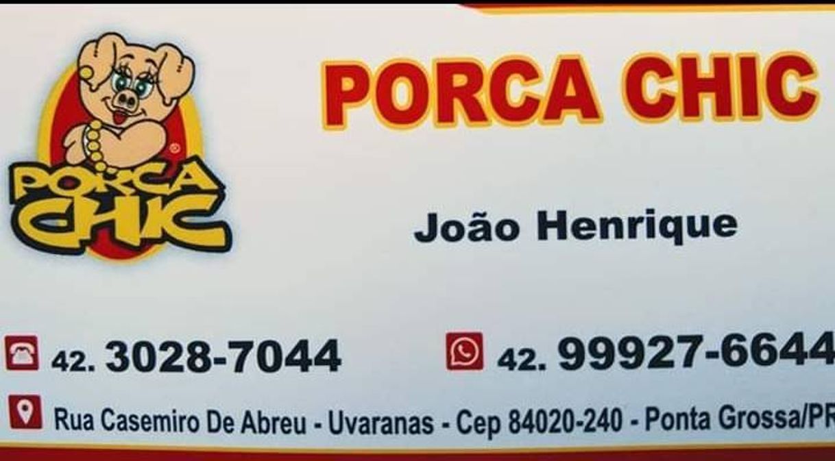 Restaurantes Porca Chic