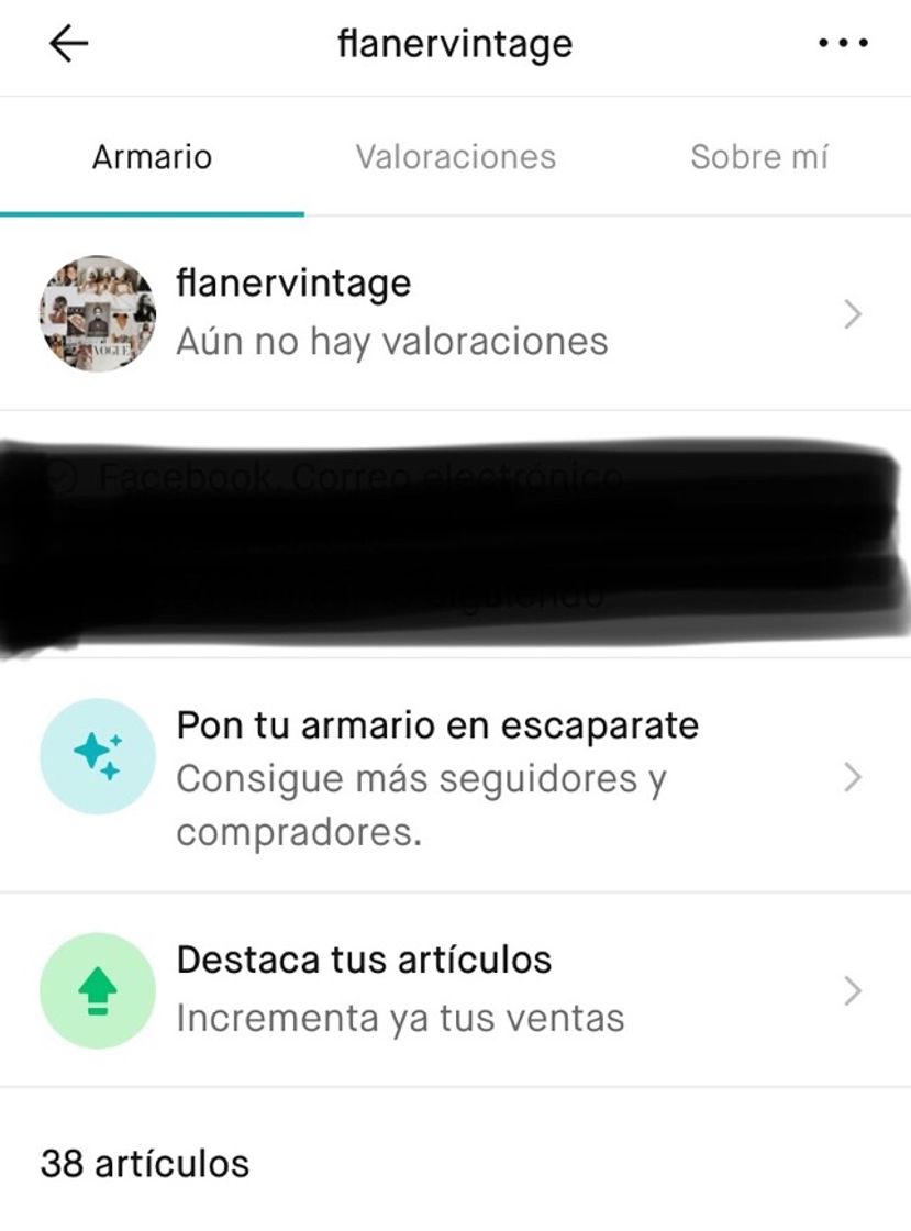 Aplicación Vinted USA
