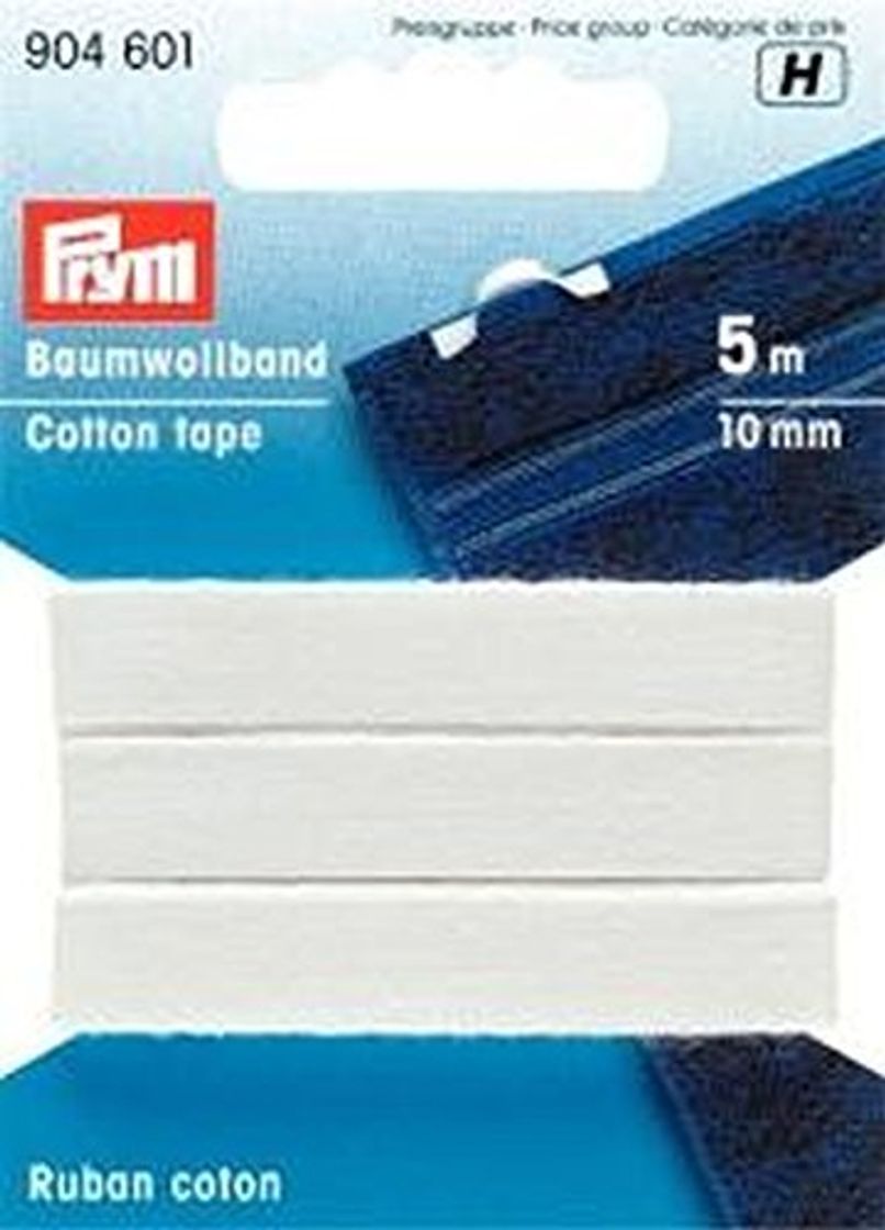 Producto Prym Cinta algodón 10 mm Blanca