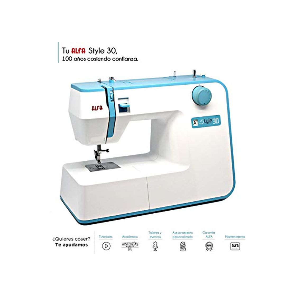 Producto Alfa Hogar Maquina De Coser Alfa Style 30 Zig-Zag