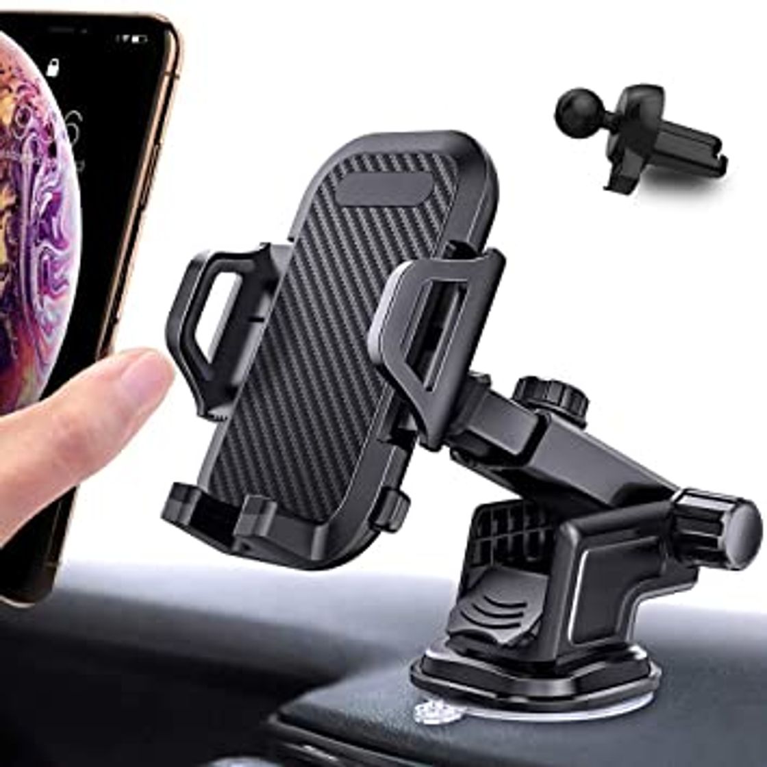 Productos Soporte Móvil para Coche Universal Soporte Movil Coche [Rotación de 360 grados]