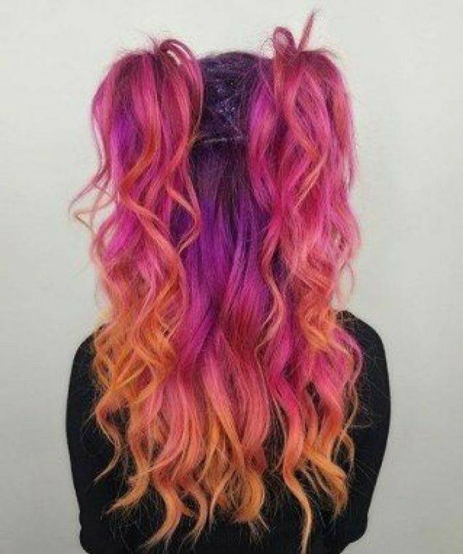 Moda Penteado - Cabelo Colorido 🌈