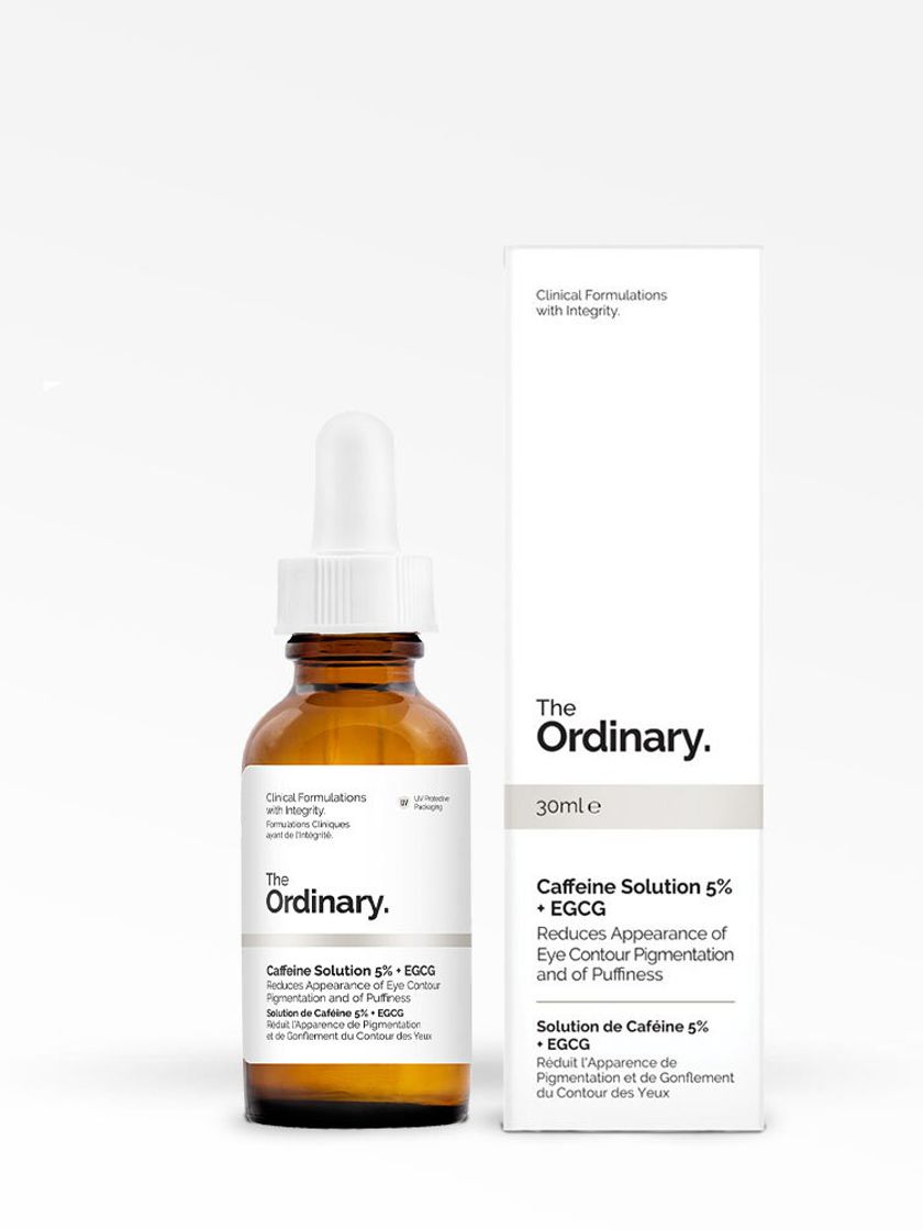 Beauty Solución The Ordinary, de cafeína 5%