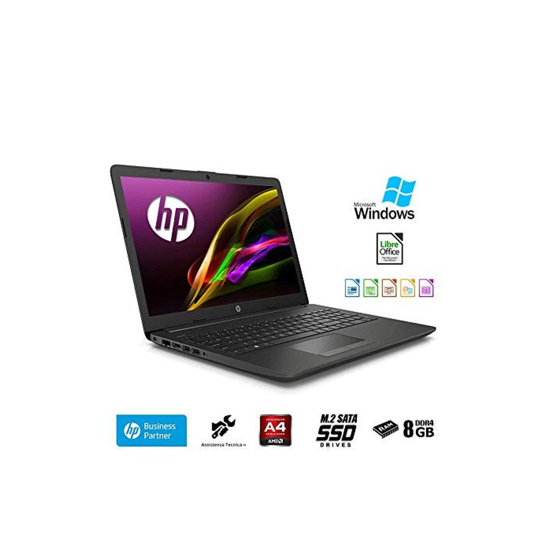 Electronic HP 255 G7 Ordenador portátil 15.6" HD A4 9125