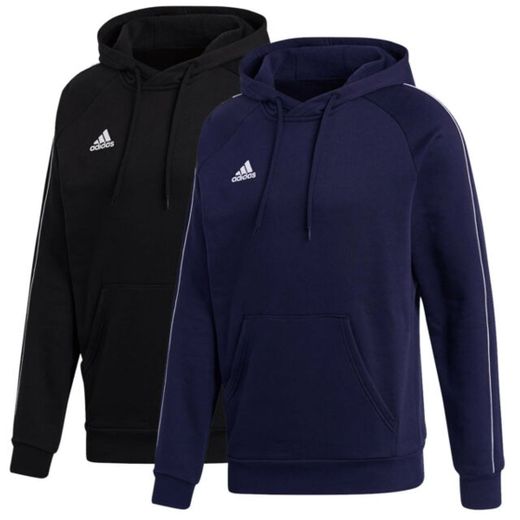 adidas Core18 Hoody Sweatshirt, Hombre, Negro