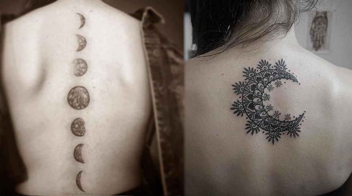 Moda Tatuagens de lua