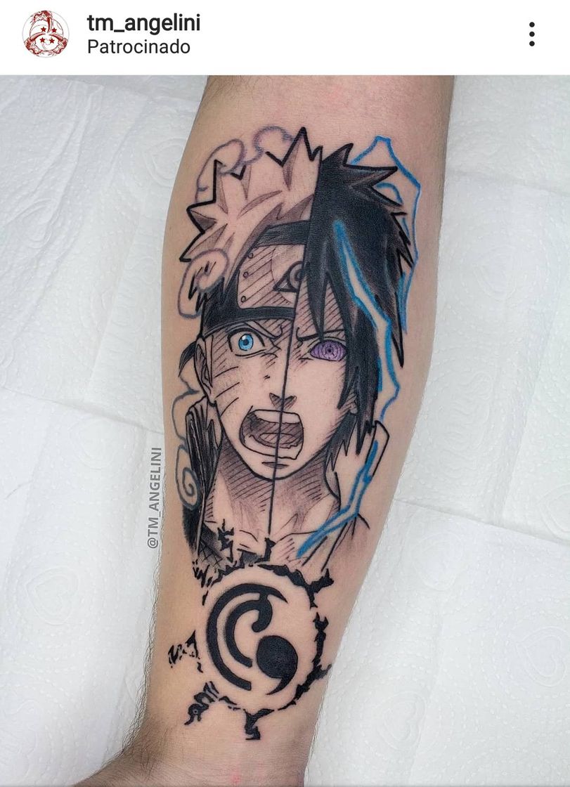 Moda Tatuagens de naruto