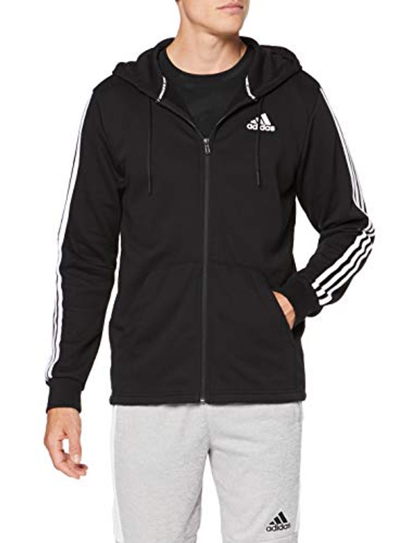 Fashion Adidas Must Have 3-Stripes French Terry Hoddie Men Sudadera con Capucha y