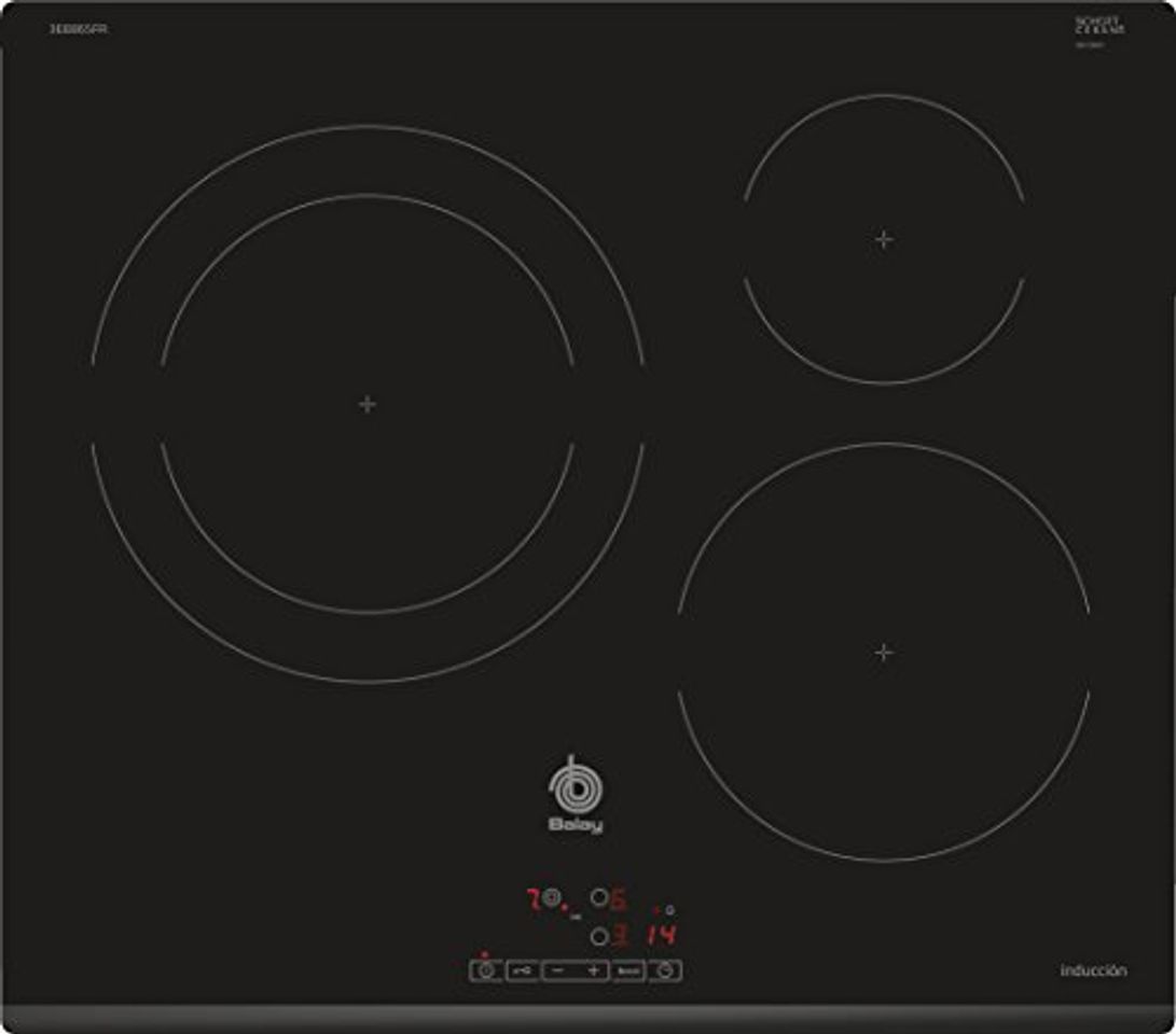 Home Balay 3EB865FR - Placa de inducción de 60 cm de ancho
