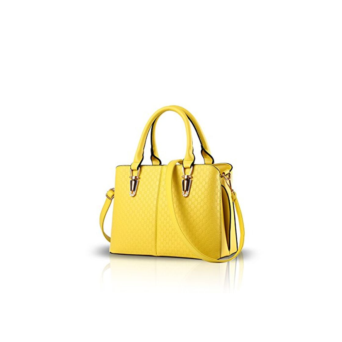 Product NICOLE & DORIS Bolsos de Mujer Bolsos de Mano Bolsos de la Moda para Damas Bolsos de Hombro Bolsos Totes Amarillo