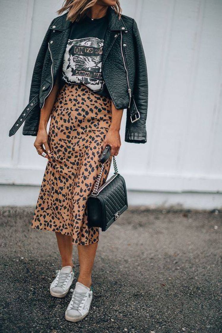 Social Look com animal print