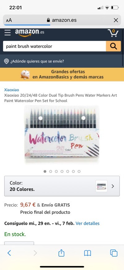 Products Bush Pens Water Markers 