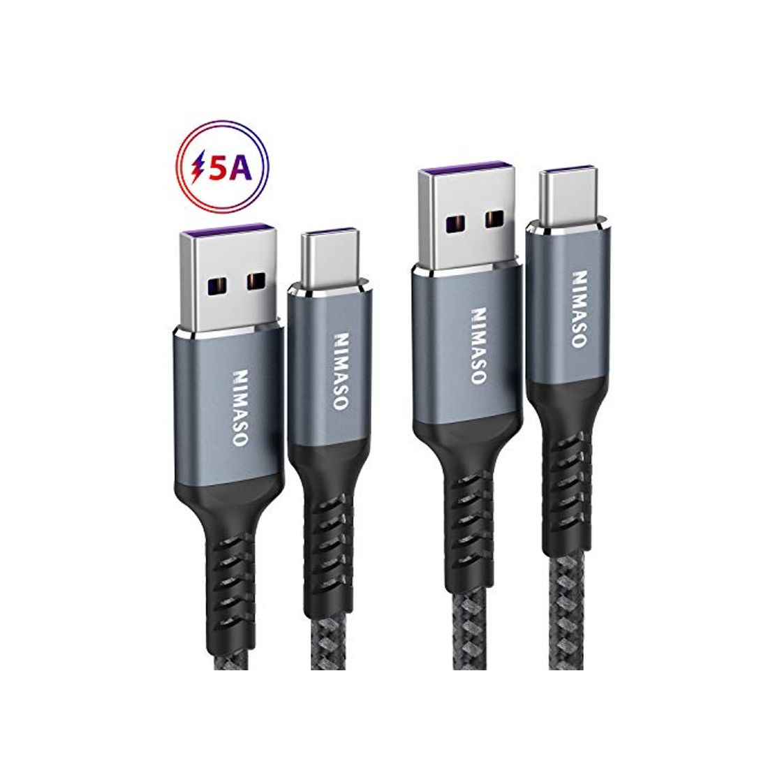 Producto Nimaso Huawei Cable USB C 5A[2 Pack/2M+2M]