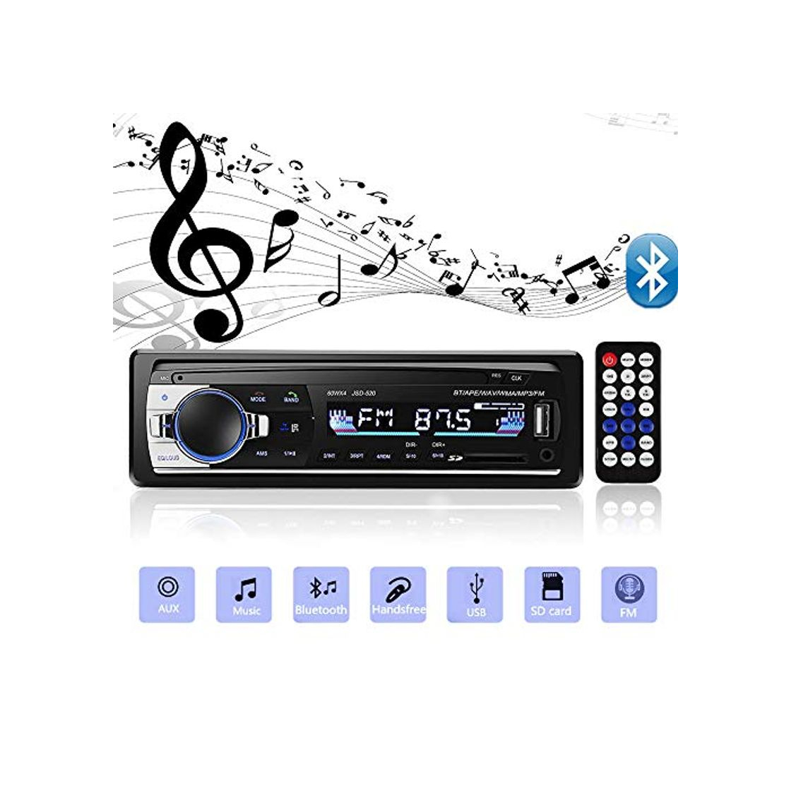 Electronics Andven Autoradio Bluetooth