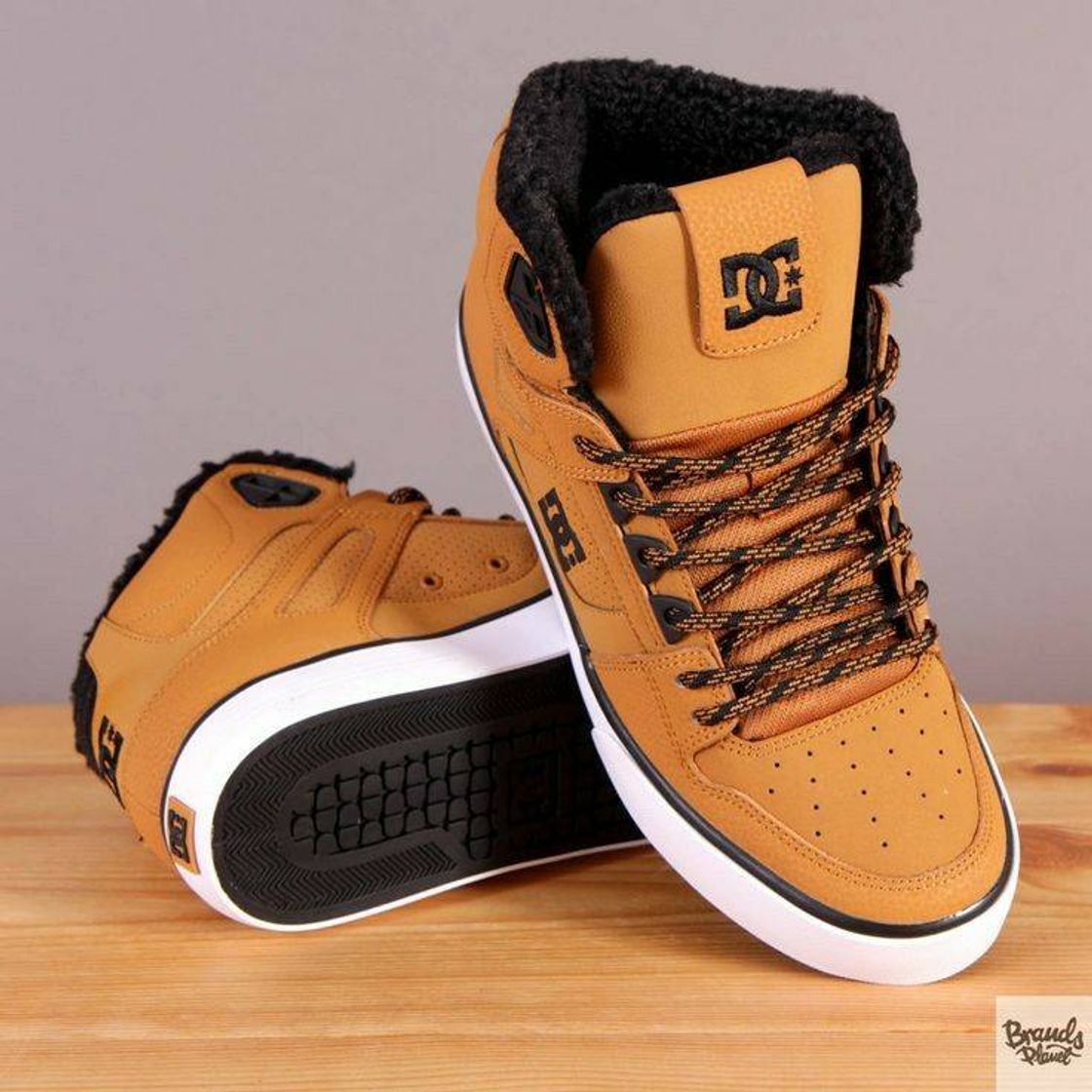 Fashion But zimowe DC spartan high wc WNT-Wheat black