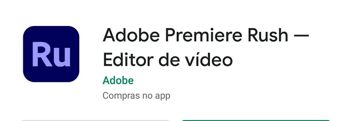 App Adobe Premiere Rush Video Editor (Android / iOS)

