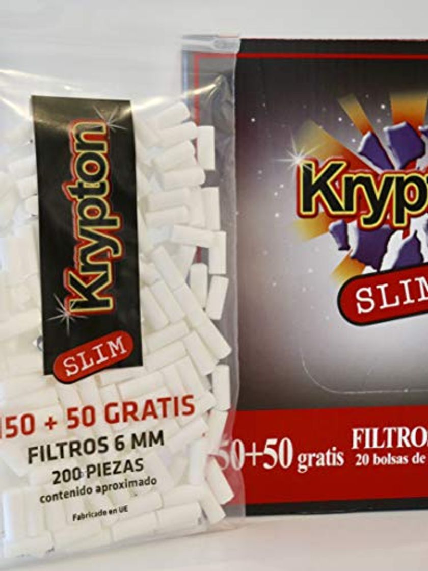 Lugar 4000 Filtros Krypton 6mm slim para tabaco de entubar …