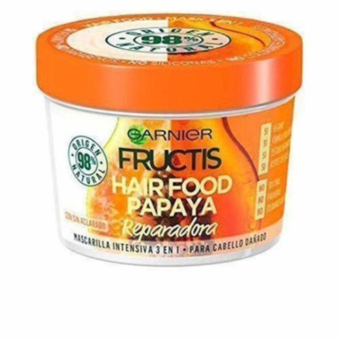 Social Garnier Fructis Hair Food Acondicionador de Papaya Reparadora para Pelo Dañado