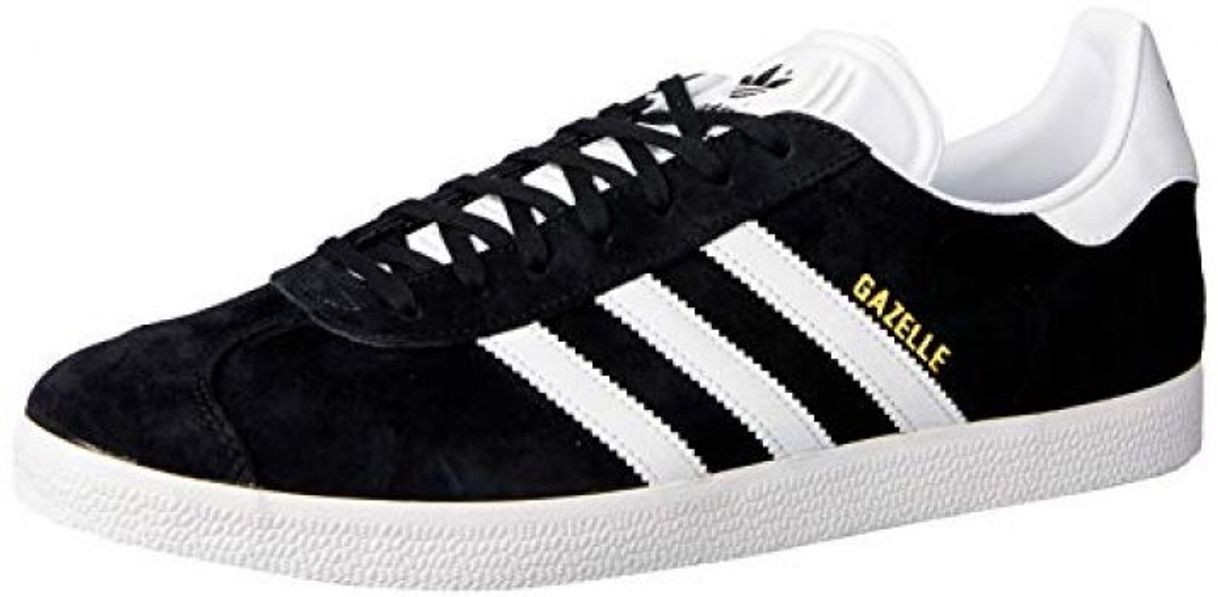 Social adidas Originals Gazelle, Zapatillas Unisex Adulto, Varios colores (Core Black/White/Gold Metalic)