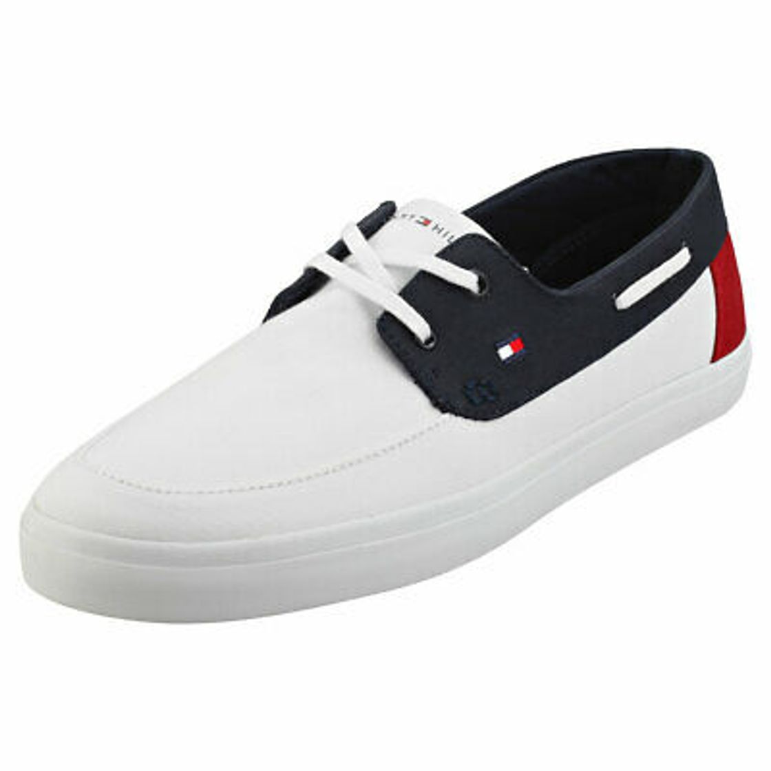 Product Tommy Hilfiger Seasonal Textile Sneaker, Zapatillas para Hombre, Blanco