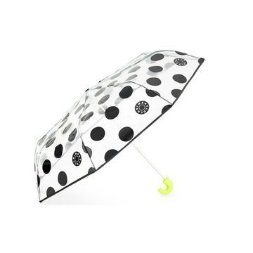 Social Paraguas transparente topos negro - Bimba Y Lola