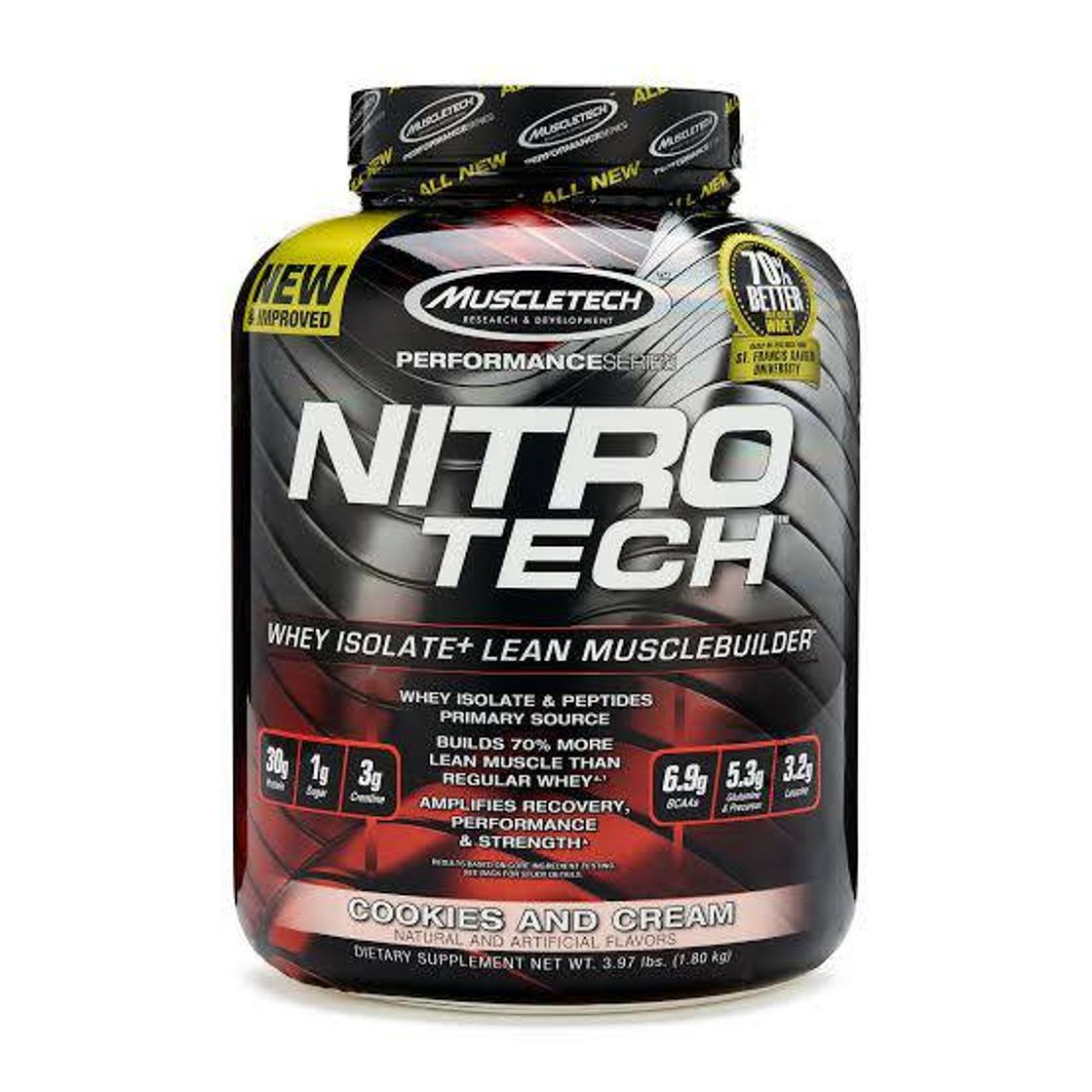 Moda Muscletech Mezcla de Proteínas y Aminoácidos Nitro-Tech Perf