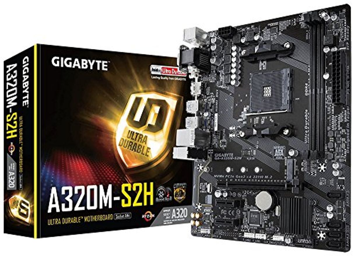 Producto Gigabyte GAA32MS2H-00-G - Placa Base (A320m-S2h, AMD, Am4, A320, 2ddr4, 32gb, Vga